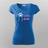 KITTEN BEANS Cat Lover T-Shirt For Women