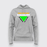 Kabaddi No Breath All Action T-Shirt For Women