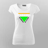 Kabaddi No Breath All Action T-Shirt For Women