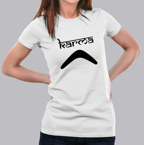 Karma Boomerang  Women's T-shirt