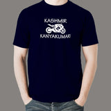 Kashmir To Kanyakumari Road Trip Men's Bike T-Shirt