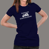 Kashmir To Kanyakumari Road Trip Women's Bike T-Shirt