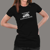 Kashmir To Kanyakumari Road Trip Women's Bike T-Shirt