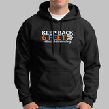 Keep Back 6 Feet Social Distancing Hoodies For Men Online India