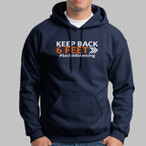 Keep Back 6 Feet Social Distancing Hoodies India