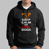 Keep Calm And Love Dogs T-Shirt For Men