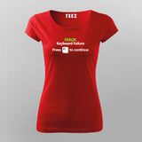 Error Keyboard Failure – Press F1 Funny Tee