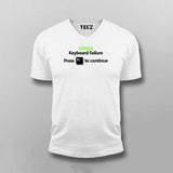 Error Keyboard Failure. Press F1 To Continue Funny Program Quotes T-shirt For Men