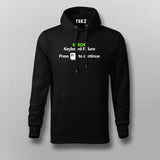 Keyboard Failure. Press F1 To Continue Funny Program Quotes Hoodie For Men Online India