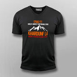 Khardung La Been There Done That Men's Biker Slogan V Neck T-Shirt Online