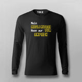 Mein khuli Kitaab Hoon Aur Tum Anpadh Hindi Full Sleeve T-shirt For Men Online Teez