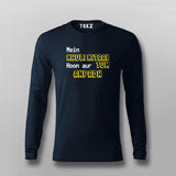 Mein khuli Kitaab Hoon Aur Tum Anpadh Hindi T-shirt For Men
