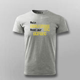 Mein khuli Kitaab Hoon Aur Tum Anpadh Hindi T-shirt For Men