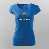 Know Your Worth Motivational T-Shirt For Women