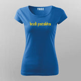 Kudi Patakha Funny Hindi T-Shirt For Women Online Teez 