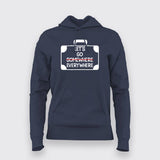 LET'S GO EVERYWHERE Travelling Hoodies For Women Online India