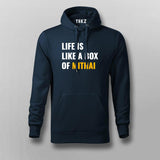 Life Is Like A Box Of Mithai Funny T-shirt For Men