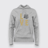 LOVE BOOKS Hoodies For Women