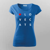LOVE CATS T-Shirt For Women