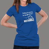 Lazy Cat - I Will Do Nothing Today Women’s T-Shirt