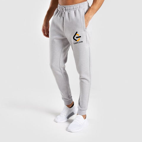 Leetcode Jogger Track Pants With Zip for Men