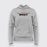 Let Go Of What Others Think Of You Motivate Hoodies For Women