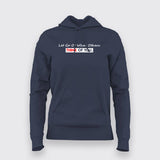 Let Go Of What Others Think Of You Motivate Hoodies For Women