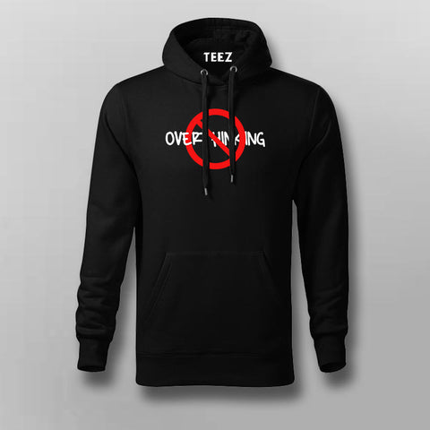 Let's Mute Overthinking Funny Hoodies For Men Online India