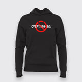 Let's Mute Overthinking Funny Hoodie For Women Online India