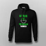 Lettuce The Taste Of Sadness Funny Vegetarian T-Shirt For Men
