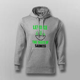 Lettuce The Taste Of Sadness Funny Vegetarian T-Shirt For Men