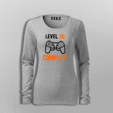 Level 30 Complete Video Gamer T-Shirt For Women