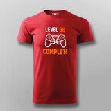 Level 30 Complete Video Gamer T-Shirt For Men