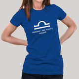 Stylish Libra Zodiac Sign T-Shirt for Astrology Lovers