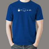 Life of A Coder Funny Programmer T-Shirt For Men Online India