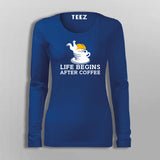 Life Begins After Coffee T-Shirt For Women