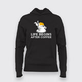 Life Begins After Coffee T-Shirt For Women