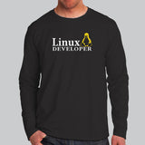 Linux Developer Men’s Profession Full Sleeve T-Shirt Online