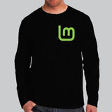 Linux Mint Men's Full Sleeve T-Shirt Online India