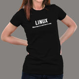 Linux Where There Is A Shell There Is A Way T-Shirt For Women Online India