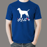 Live Lab Love Cute Labrador Retriever T-Shirt For Men