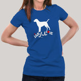 Live Lab Love Cute Labrador Retriever T-Shirt For Women