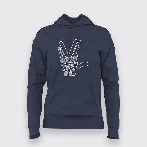 Live Long and Prosper Hoodies For Women