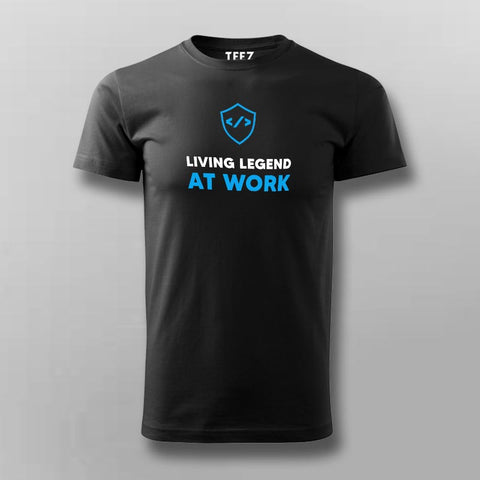 Living Legend At Work Men's Coder T-Shirt Online India