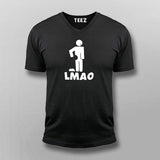 Lmao V Neck T-Shirt For Men In Online