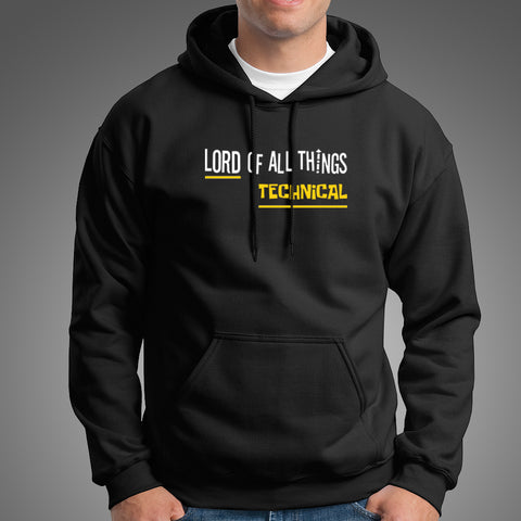 Lord of All Things – Technical Funny Programming Humor Profession Hoodies For Men Online India