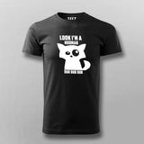 Look I'm a Hooman Dur Dur Dur Funny Cat T-Shirt For Men