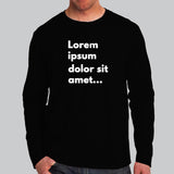 Lorem Ipsum Dolor Sit Amet T-Shirt For Men