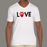 Love Animals Men's v neck T-shirt online india