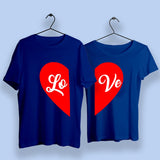 Love Heart Couple T-Shirts Online India